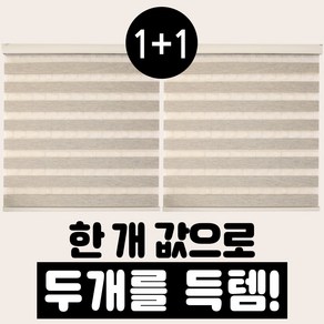 빛고운창 1+1 도톰 우드룩 콤비 블라인드