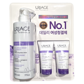 유리아쥬 NEW 진피 데일리 페미닌 마일드 젤 여성청결제 500ml + 50ml x 2p 세트, 1세트