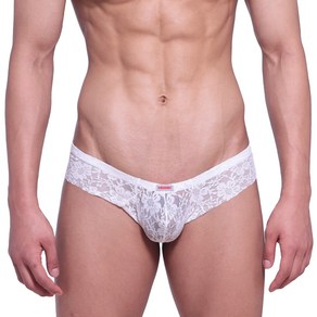 METROMALEWEAR [M2W] Micro Cheek Lace White (2027-49)