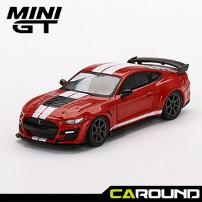 미니지티(389) 1:64 포드 머스탱 쉘비 GT500 SE 와이드 바디 - 포드 레이스 레드, 1개