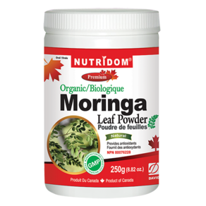 NUTRIDOM 모링가 잎 파우더 영양제 Oganic Moinga Leaf Powde 250g, 1개