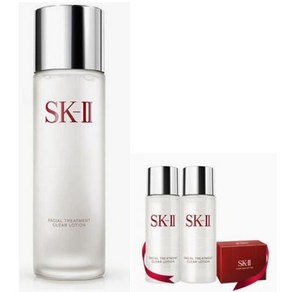 [백화점정품] sk2 클리어로션세트 / 클리어로션230ml + 클리어30ml x 2 + 화장솜 30매, 1세트