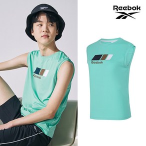 [REEBOK] 리복키즈 주니어 홀리데이 민소매티셔츠 민트