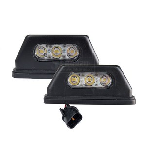 24V 현대버스트럭 3구 LED 넘버등/배선타입/짹타입, 24V 짹타입 3구 LED 넘버등, 1개