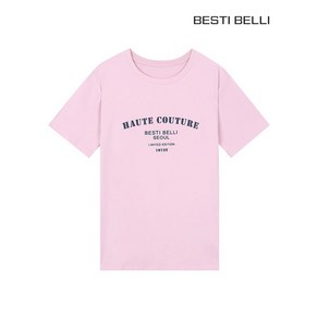 베스띠벨리 리미티드에디션 라운드 티셔츠 핑크 BGIBF9830