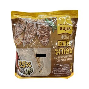 수지스 페퍼콘 닭가슴살 1.25kg, 1개, 1kg
