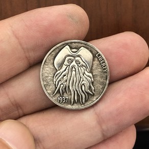 기념 주화 코인 니켈 도금 골동품 소장용 동전 물리적 재미있는 고대 복제품 21mm, [07] 7