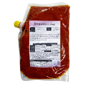 코리원 피자 소스 1kg (스파게티 파스타 올리브유), 1개