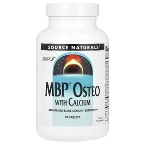 소스내추럴스 MBP 오스테오 위드 칼슘 Souce Natuals MBP Osteo Calcium, 1개, 90정