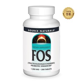 소스내추럴스 FOS 프락토 올리고당 1000mg 200타블렛, 1개, 200정, 1개