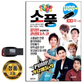 소풍 끝장 관광디스코 100곡 USB-트로트 노래USB 가요메들리 전추영 손빈 소풍같은인생 묻지마세요 천년화