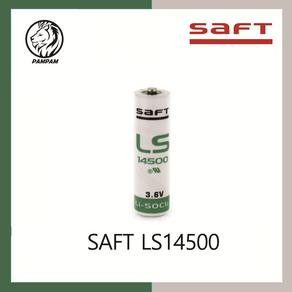 SAFT LS14500 ER14500 프랑스브랜드 3.6v AA 리튬배터리, 1개, 1개입