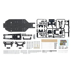 타미야 110 전동 RC 카 특별 기획 No.179 TA02 카본 섀시 전환 세트 47479, 1개