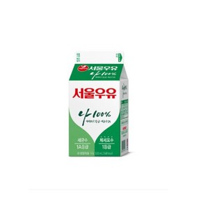 서울우유 나100% 500ml 흰우유, 4개