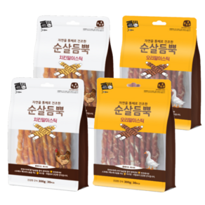 순살듬뿍 오리말이스틱 300g + 치킨말이스틱 300g