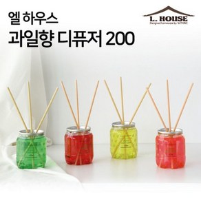 엘하우스 과일향 디퓨저 200ml (WA5485E), 1개, 호기심 본상품선택