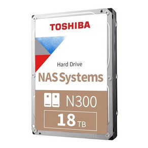 도시바 N300 프로 NAS 7200RPM 18TB 하드 드라이브, 소규모 또는 홈 비즈니스 NAS, 4 TB