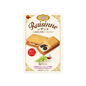 일본 BOURBON Raisinne 부르봉 레이즌 샌드 6개입, 1개