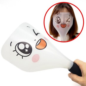 뷰티 얼굴표정 스프레이 가리개 (얼굴표정+스프레이가리개), 윙크+스프레이가리개, 1개