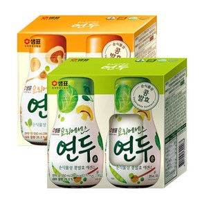 샘표 연두 진 275ml 2개+순 275ml 2개 요리에센스, 연두진 275ml 2개+연두순 275ml 2개, 2개