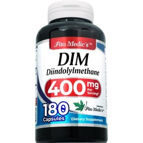 FITO MEDIC'S Lab 딤 180캡슐 400mg diindolylmethane 초고., 1개, 180정