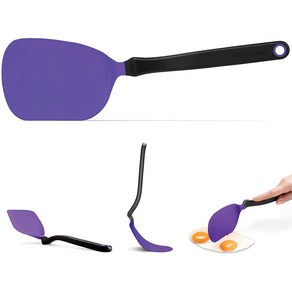 Chopula Puple Deamfam Chopula – Supe Flexible Chopping Sit Up Spatula – Safe fo Non-Stick On, 1개