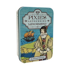 [인터타로] 틴케이스 픽시 레노먼드 Pixies Astounding Lenormand [통합한글해설서+주머니증정] 직수입정품