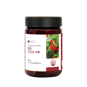 바로푸드 청양 구기자 가루 분말 고지베리 120g 1통, 1개