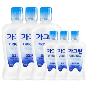 가그린 오리지널 구강청결제 1000ml x3, 3개, 1L