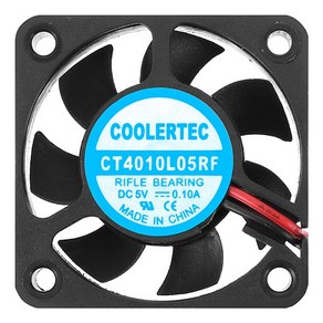 [쿨러텍] CT-4010L05RF-2P 5V 시스템쿨러 [시스템쿨러/40mm], 상세페이지 참조, 1개