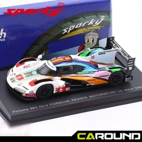 스파크 1:64 포르쉐 963 No.6 PORSCHE PENSKE MOTORSPORT 2023 르망24시 - K. Estre - A. Lotterer - L. Vanthoor