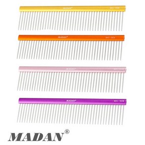 마단 7.5인치 칼라 푸들콤 MAC-190W Cose comb, 골드