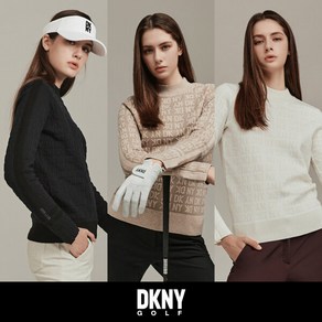 [런칭가 139000원][DKNY GOLF] 여성 모크넥 니트 스웨터 1종 HDGF229201