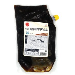 CJ 이츠웰 마늘 데리야끼소스 2kg [냉장포장], 1개