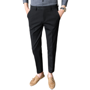 남성정장바지 일자핏 9부캐주얼 바지 Men's suit pants