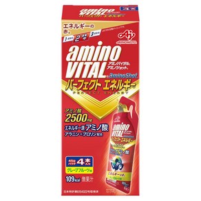아미노바이탈 아미노샷 퍼펙트 에너지 아미노산 2500mg 자몽 맛 4개입, 1개