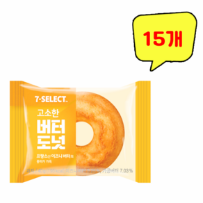 제이탑 고소한 버터 도넛, 40g, 15개