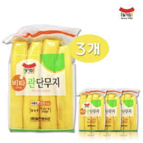 일미농산 관단무지(업소용 김밥용) 3.5kg (1BOX)