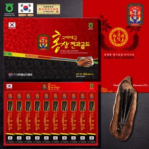 명기삼 고려태극 홍삼 천과골드 10p + 쇼핑백, 300g, 1개