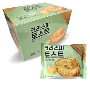 크리스피 토스트 밀크 치즈맛 16g x20개 바삭 스낵 사무실 단체 간식