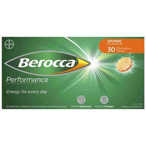 Beocca Pefomance Enegy Vitamin Oange 베로카 퍼포먼스 에너지 비타민 오렌지 30정, 1개