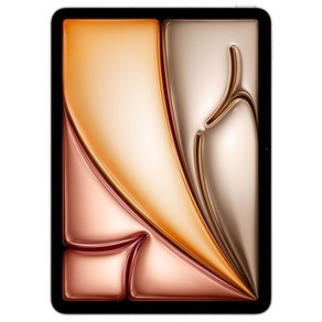 Apple 정품 2024 아이패드 에어 11 M2칩, 스타라이트, 128GB, Wi-Fi