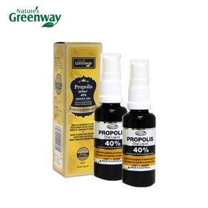 (호주직배) 네이처스그린웨이 40% 프로폴리스 스프레이 30ml 2개 Natue's geenway