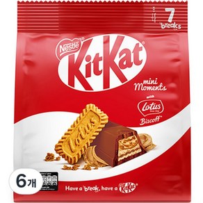 KitKat 로투스 미니 모먼트 116.2g 6개 초코 473264