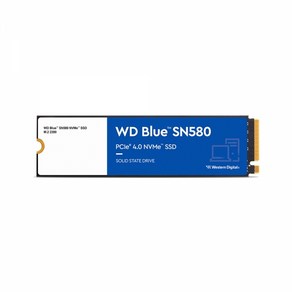 Westen Digital WD Blue SN580 M.2 NVMe (500GB) 내장형 SSD, 500GB