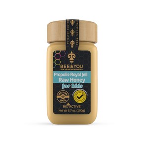 Bee and You Royal Jelly Raw Honey Fo Kids Popol Bee and You Royal Jelly Raw Honey Fo Kids 프로폴리스, 1개, 189g