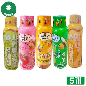꿀젤리 5종세트 (오리지널+딸기+사이다+망고+샤인), 단품, 5개, 110g