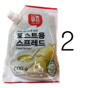 오늘좋은 토스트용 스프레드, 2개, 500g