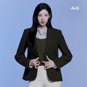 [The AtG]더엣지 24FW 울혼방 로렌 체크 자켓