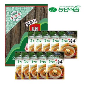 농민식품 함흥냉면 동치미육수 10인분 물냉면 비빔냉면, 1개, 2kg